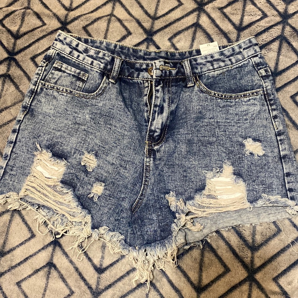SHEIN High waisted jean shorts